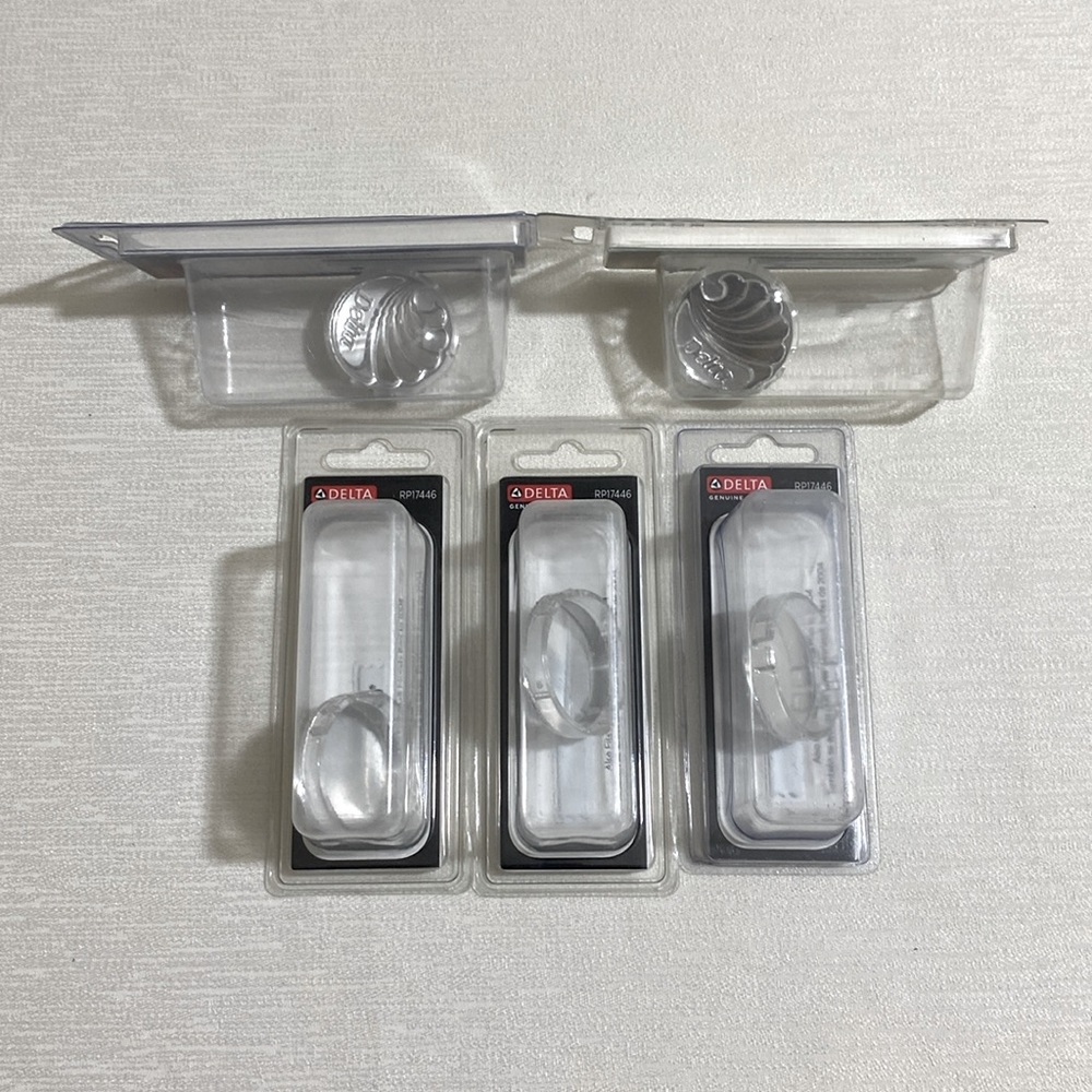 Lot of 5--DELTA Handle Button for Single Handle Knob Lavatory, Tub & Shower